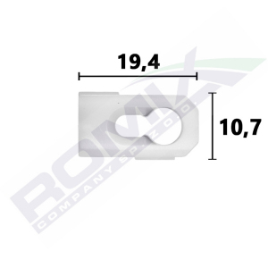 spinka listwy C80129
