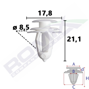 spinka tapicerska C60137