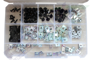 Zestaw spinek S-03 - blaszki i wkręty