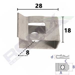 uchwyt nakrętki C70447
