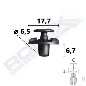 kołek rozporowy B24337