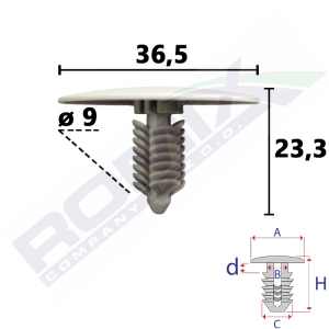 spinka tapicerska C80174