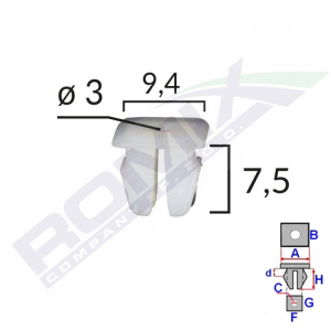 kostka montażowa 15002