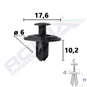 kołek rozporowy B14698