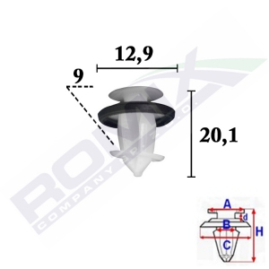 spinka tapicerska C70364