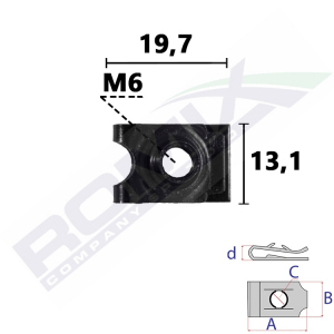 blaszka montażowa C70823