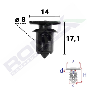 spinka tapicerska A12005