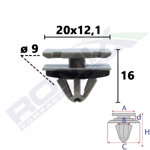 spinka listwy C70990