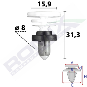 spinka tapicerska C80180