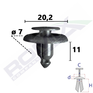kołek rozporowy B25276