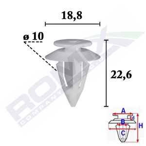 spinka tapicerska C70584